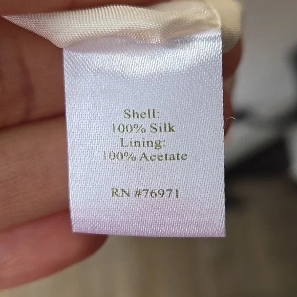 Garnet Hill 100% Silk Floral Midi Dress - Picture 5 of 6